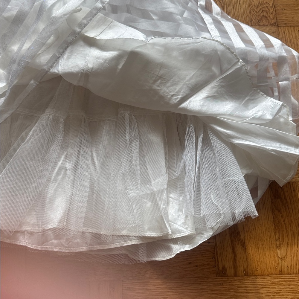 SOLD Betsey Johnson Evening White Strapless Dress 4 party  cocktail vintage - Picture 6 of 8